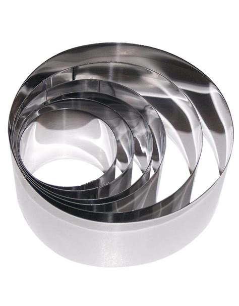 stainless steel ring mold.